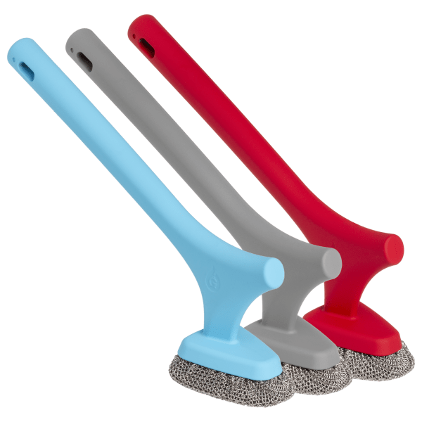 2-Pack: Grillville Triangular BBQ Scrub Brush