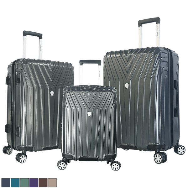 MorningSave: Olympia USA Voyager 3-Piece Premium Hardside 8-Wheel ...