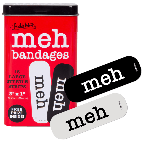 15-Pack of Meh Bandages