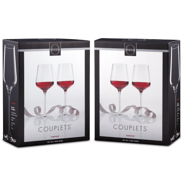 White Wine set of 2 Oneida Compose 17 oz