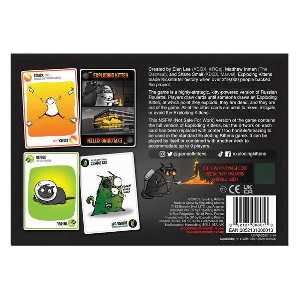 MorningSave: Exploding Kittens 4-Piece Game Bundle