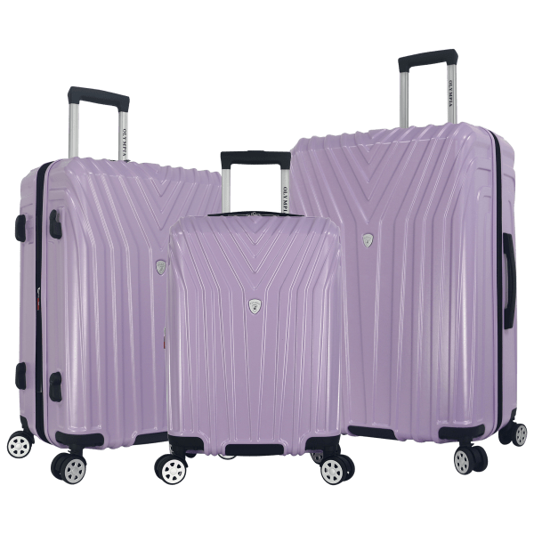 Olympia Luggage Hamburg - Juego De Equipaje De 3 Piezas, Negro