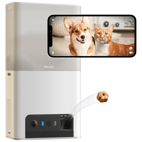 Petcube Bites 2 Lite Interactive WiFi Pet Monitoring & Treat Dispensing Machine