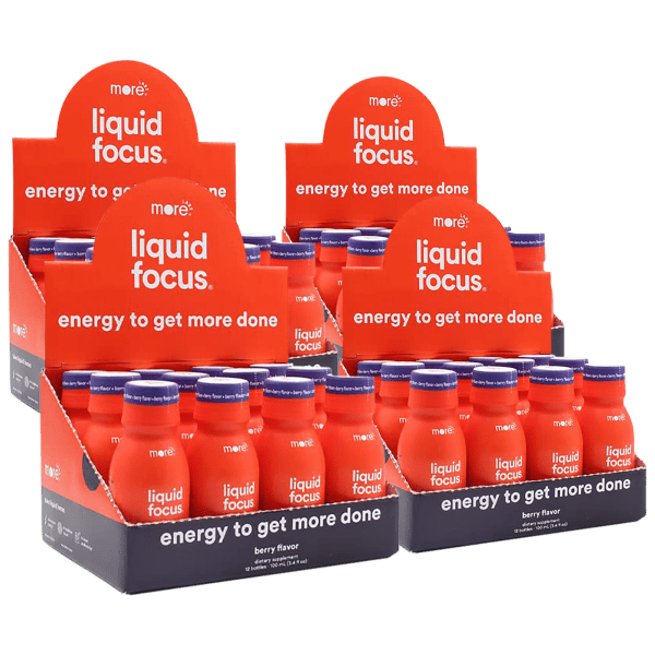 48-Pack: More Labs Liquid Focus Nootropic Smart Drink
