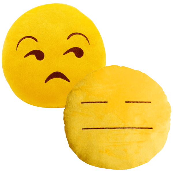 Ultra Plush 13" Emoji Pillows