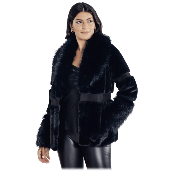 SideDeal: Kathy Ireland Cinema Chic Faux Fur Coat