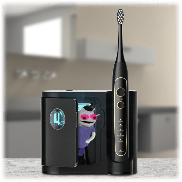 Meh 2Pack Fairywill Wireless Charging Electric Toothbrush with UV