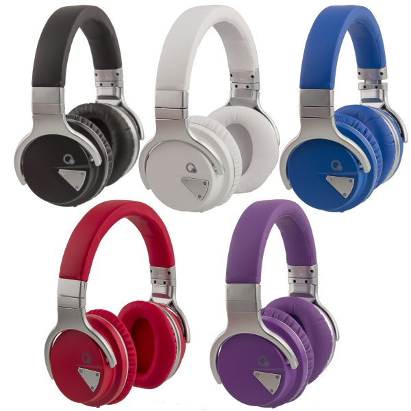 Que Bluetooth Over-Ear Noise Canceling Headphones