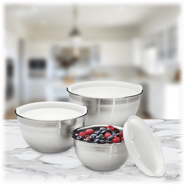 MorningSave: Cuisinart Chef's Classic 3-Piece Bowl Set with Lids