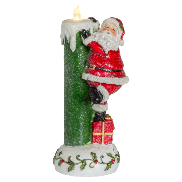 MorningSave: Valerie Parr Hill Holiday Character with Illuminated Candle