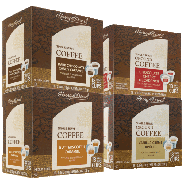 Harry & David Assorted Pack 72-Count Single Serve Coffee