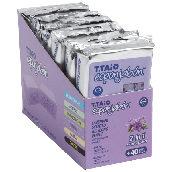 Meh: 12-Pack: T.Taio Esponjabon 2-in-1 Soap Sponge