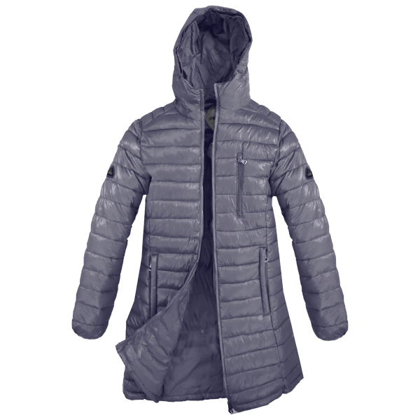 SideDeal: Women's Long Puffer Bubble Jacket With Non-Detachable Hood
