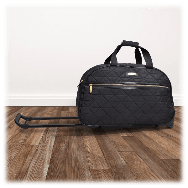 MorningSave: Adrienne Vittadini Quilted Duffel on Wheels With ...