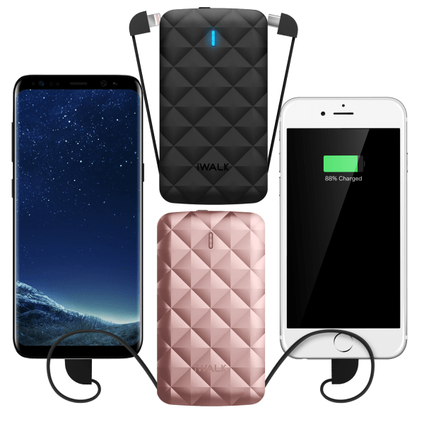 2-for-Tuesday: 3000mAh Power Banks with Lightning & USB-C Cables