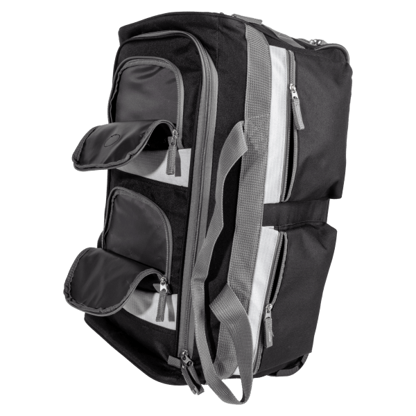 Luggage Bags Olympia USA 8-Pocket Rolling Duffel Grande Valise De