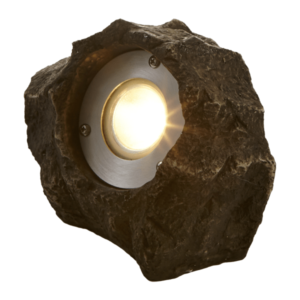 Sterno Rocks 2-Pack: Sterno Outdoor LED Polyresin Landscape Rock Spot Light