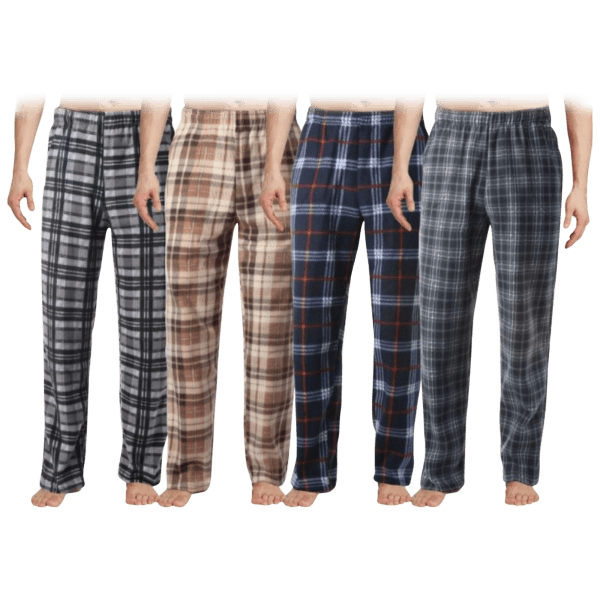 MorningSave: 3-Pack: Men's Assorted Flannel Pajama Pants