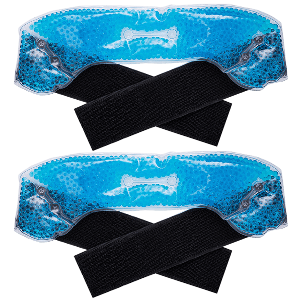 2-Pack: Extreme Fit Hot and Cold Migraine Relief Therapy Headband Wraps