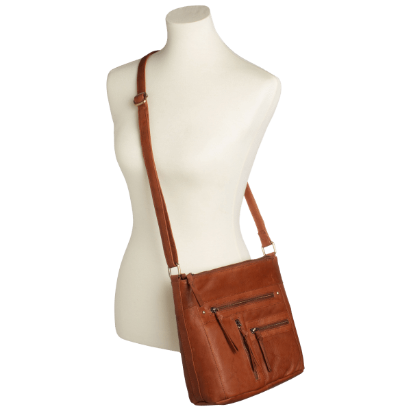 MorningSave: Great American Leatherworks Multi-Zip Genuine Leather ...