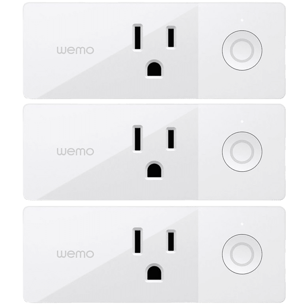 3-Pack: Wemo Mini WiFi Smart Plug (Refurbished)