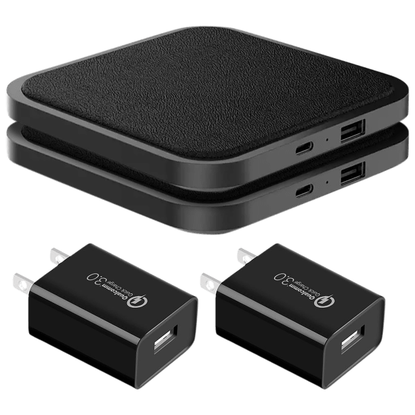 2-Pack: Loowoko 15-Watt Wireless Charging Pad