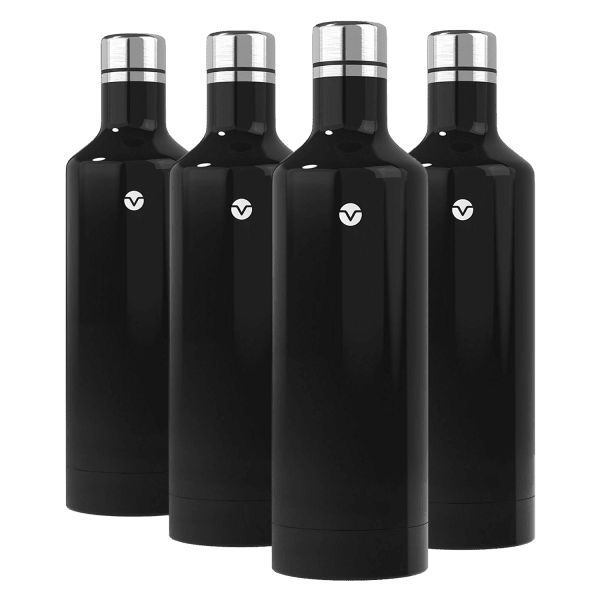 4-Pack: Vremi 16oz Hot/Cold Double Walled Insulated Bottles