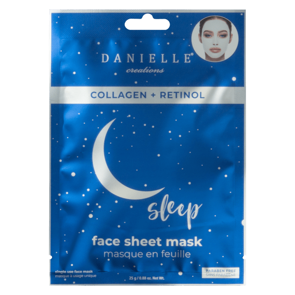 MorningSave 10Pack Danielle Sleep Face Sheet Masks with Collagen & Retinol