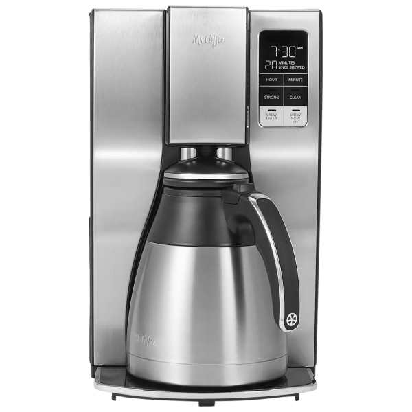 Mr. Coffee 10-Cup Optimal Brew Stainless Steel Coffee Maker with Thermal Carafe