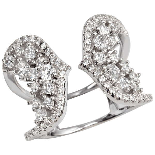 MorningSave: Savvy Cie Swarovski Crystal Wrap Ring