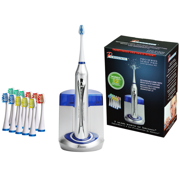 Pursonic S450 Deluxe Plus Sonic Toothbrush with UV Sanitizer