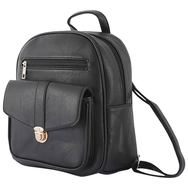 MorningSave: Malibu Skye Zoey Solid Backpack with Front Pocket