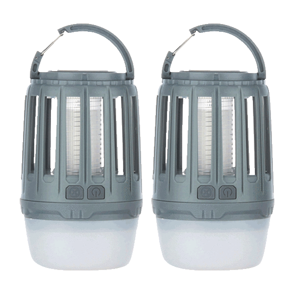 MorningSave 2Pack 3 in 1 Waterproof Lantern Bug Zapper with