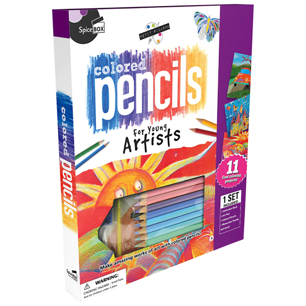 SpiceBox Colored Pencils for Young Artists Kit