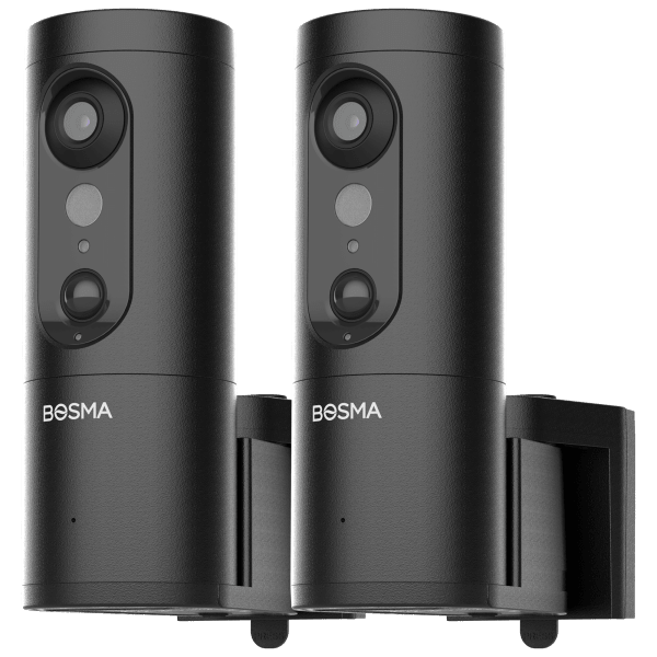 2-Pack: Bosma EX Pro 2K Indoor/Outdoor Security Cameras