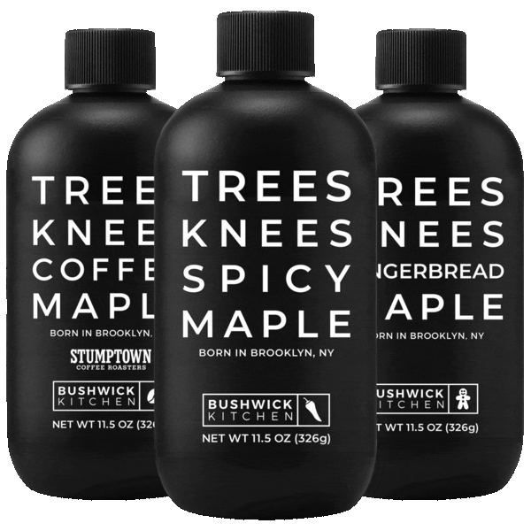 3-Pack: Bushwick Trees Knees Organic Grade A Maple Syrups