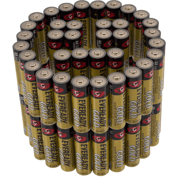 Eveready Gold AA Alkaline Batteries (72-Pack)