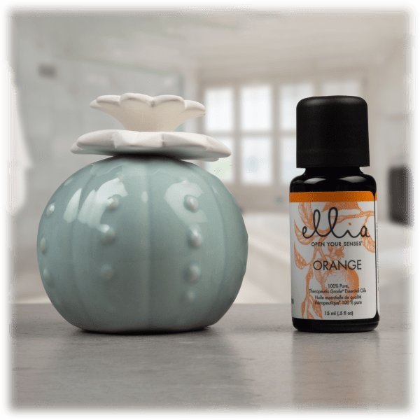 MorningSave: Ellia Porcelain Aromatherapy Diffuser with Essential Oil