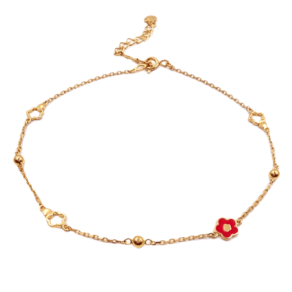 MorningSave: Savvy Cie 18K Vermeil Ankle Bracelet