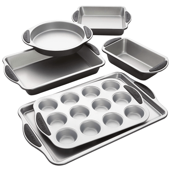 Cuisinart 6-Piece Easy Grip Nonstick Bakeware Set With Silicone Handles