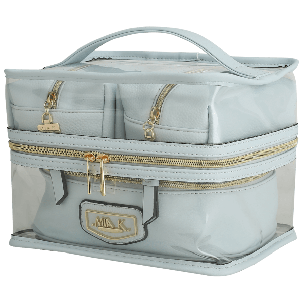 MorningSave MKF Collection Emmy 4Piece Clear Cosmetic Case Set by Mia K