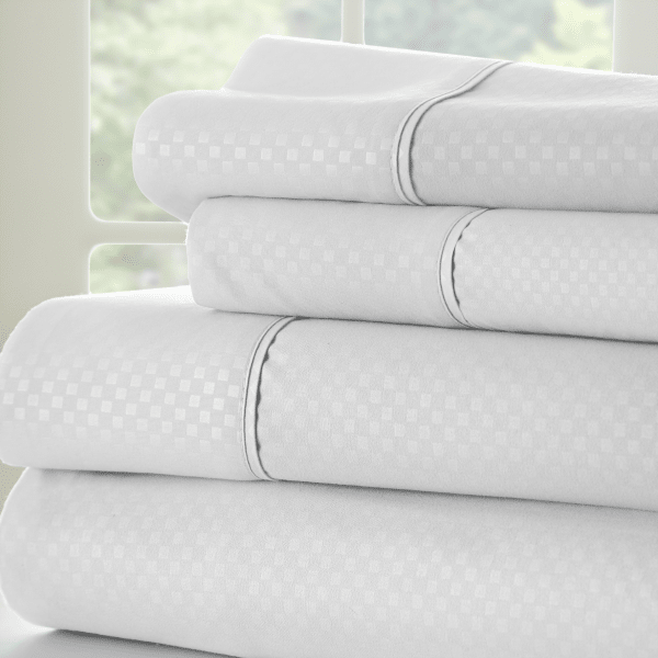 MorningSave: Cloth & Gable Checker Embossed Sheet Set