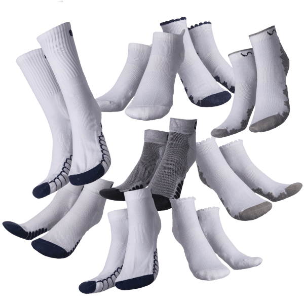 5-Pack: EuroSock Premium Athletic Socks