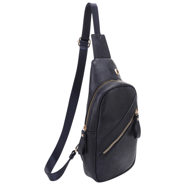 MorningSave: Malibu Skye Grace Sling Bag with Front Zipper Pocket