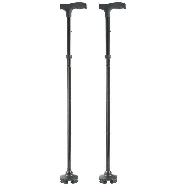 MorningSave: 2-Pack: Safety Cane Foldable Support Canes
