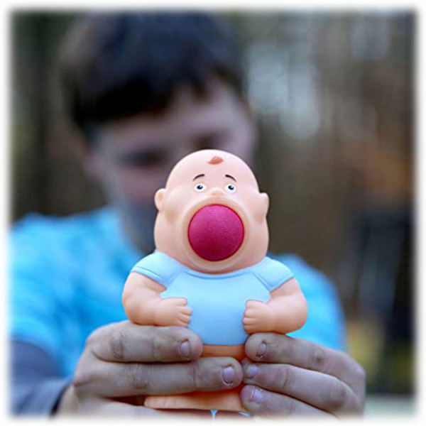 Meh Big Mouth Burpin' Baby Spitball Toy Ball Launcher