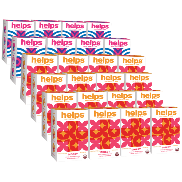 384-Pack HELPS Organic Functional Herbal Teas