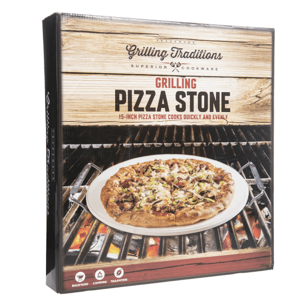 MorningSave Grilling Traditions 4Piece Pizza Stone Set