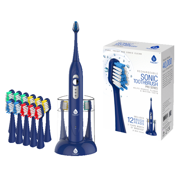 SideDeal: Pursonic S430 Sonic Toothbrush with 12 Brush Heads
