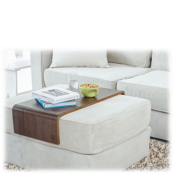 Lovesac Ottoman with You-Table